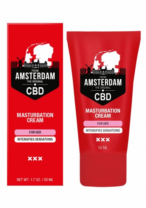 Крем для мастурбации для женщин CBD from Amsterdam Masturbation Cream For Her - 50 мл. - Shots Media BV - купить с доставкой в Уссурийске