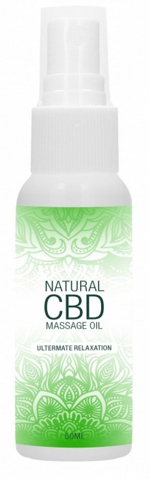 Массажное масло Natural CBD Massage Oil - 50 мл. - Shots Media BV - купить с доставкой в Уссурийске