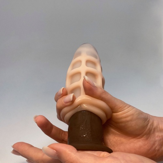Телесный мастурбатор-ротик Oral Mini Masturbator - Adrien Lastic - в Уссурийске купить с доставкой