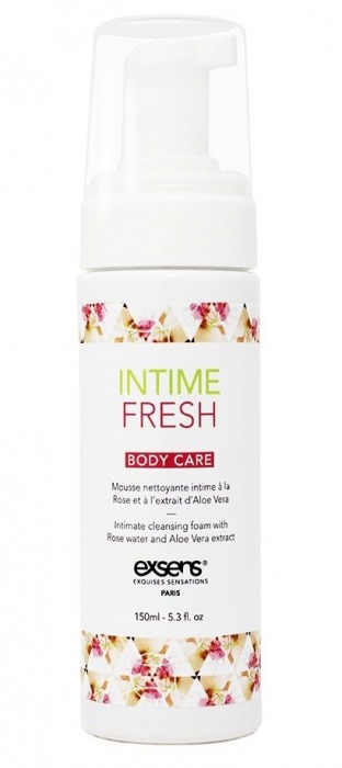 Органическая интимная очищающая пенка Intime Fresh - 150 мл. - Exsens - купить с доставкой в Уссурийске Органическая интимная очищающая пенка Intime Fresh - 150 мл. - Exsens - купить с доставкой в Уссурийске