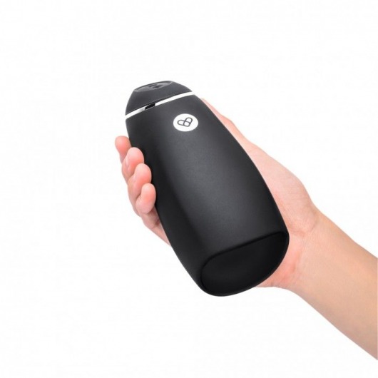 Черный перезаряжаемый мастурбатор для мужчин Pink Vibe - Pink Vibe - в Уссурийске купить с доставкой