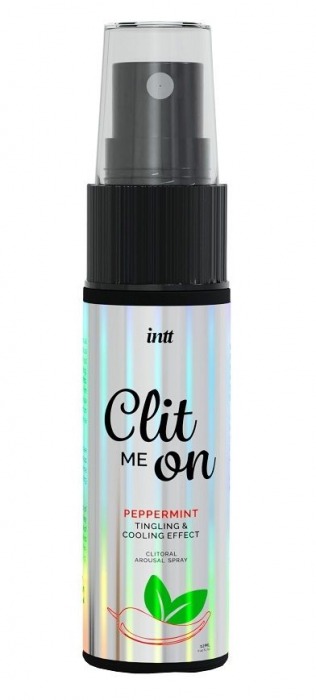 Клиторальный возбуждающий спрей Clit Me On Peppermint - 12 мл. - INTT - купить с доставкой в Уссурийске