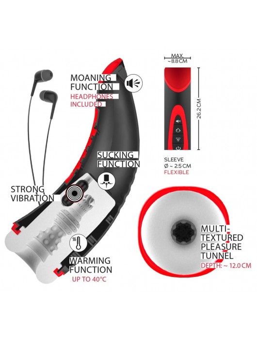 Автоматический мастурбатор WYNE 03 с подогревом - Orion - в Уссурийске купить с доставкой