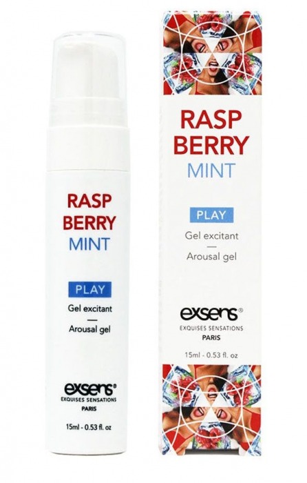 Возбуждающий гель Raspberry Mint с ароматом малины и мяты - 15 мл. - Exsens - купить с доставкой в Уссурийске