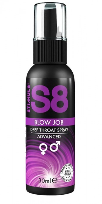 Лубрикант для орального секса S8 Deep Throat Spray - 30 мл. - Stimul8 - купить с доставкой в Уссурийске