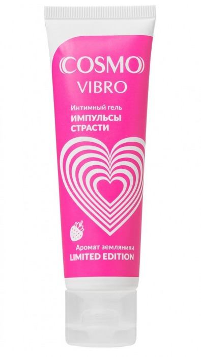 Возбуждающий гель на водно-силиконовой основе Cosmo Vibro с ароматом земляники - 50 гр. - Биоритм - купить с доставкой в Уссурийске