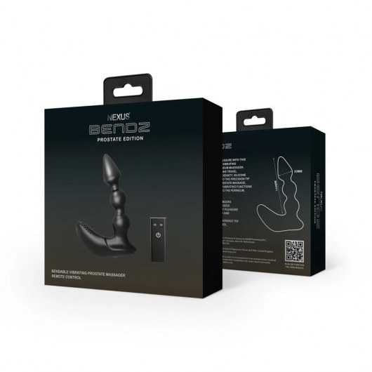 Черный вибростимулятор Nexus Bendz Prostate Edition - 14,1 см. - Nexus Range - в Уссурийске купить с доставкой