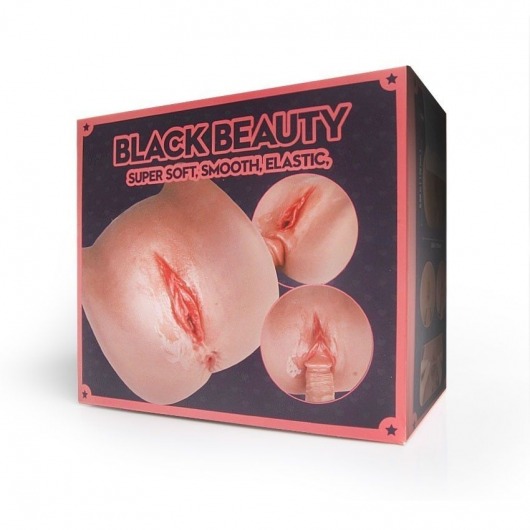 Мастурбатор Black Beauty - вагина и анус - S-HANDE - в Уссурийске купить с доставкой