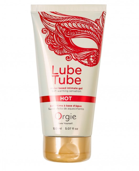 Интимный гель на водной основе Lube Tube Hot с разогревающим эффектом - 150 мл. - ORGIE - купить с доставкой в Уссурийске