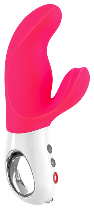 Розовый вибратор с двумя моторами MiSS Bi - 17 см. - Fun Factory