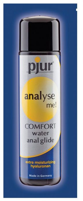 Анальный лубрикант pjur ANALYSE ME Comfort Water Anal Glide - 2 мл. - Pjur - купить с доставкой в Уссурийске