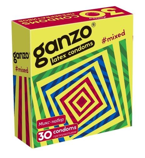 Микс-набор из 30 презервативов Ganzo Mixed - Ganzo - купить с доставкой в Уссурийске