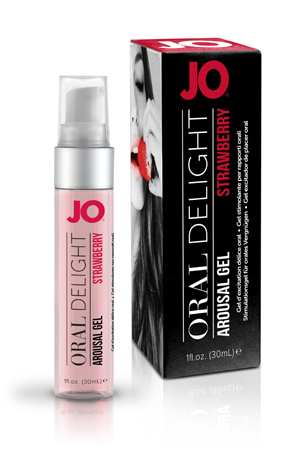 Клубничный лубрикант для оральных ласк Oral Delight Strawberry Sensation - 30 мл. - System JO - купить с доставкой в Уссурийске