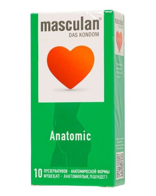 Презервативы анатомической формы Masculan Anatomic - 10 шт. - Masculan - купить с доставкой в Уссурийске