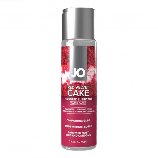 Лубрикант на водной основе JO H2O Red Velvet Cake Flavored Lubricant - 60 мл. - System JO - купить с доставкой в Уссурийске