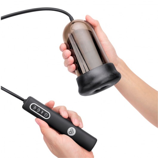 Мастурбатор с вибрацией Head Stroking - Pink Vibe - в Уссурийске купить с доставкой