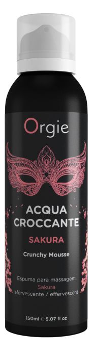 Хрустящая пенка для массажа Orgie Acqua Croccante Sakura с ароматом сакуры - 150 мл. - ORGIE - купить с доставкой в Уссурийске