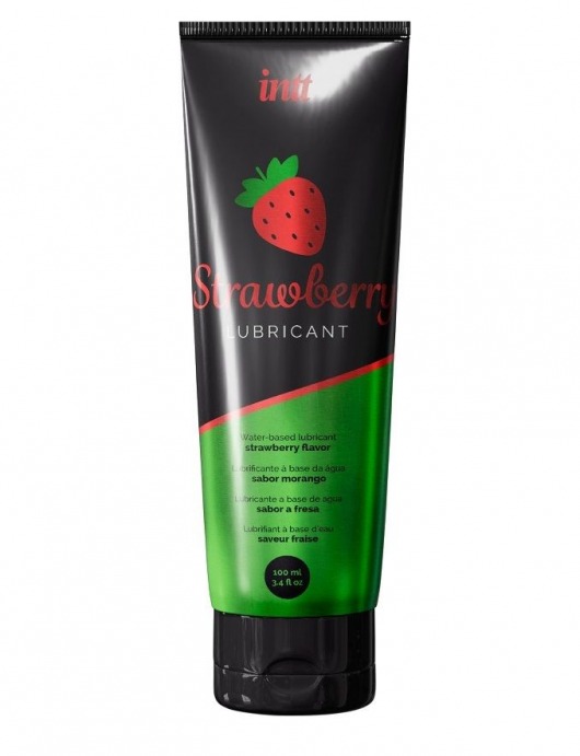 Смазка на водной основе с ароматом клубники Strawberry Lubricant - 100 мл. - INTT - купить с доставкой в Уссурийске