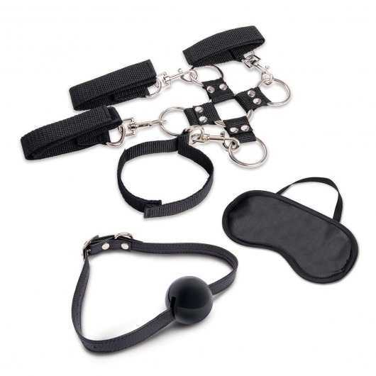 Набор для фиксации из 7 предметов Hogtie   Ball Gag Kit - Lux Fetish - купить с доставкой в Уссурийске