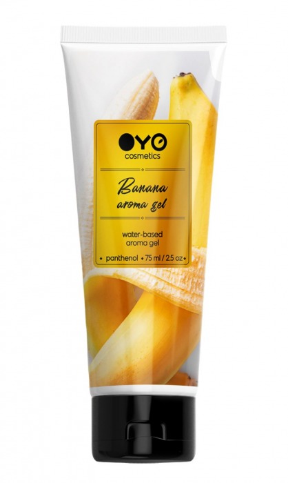 Лубрикант на водной основе OYO Aroma Gel Banana с ароматом банана - 75 мл. - OYO - купить с доставкой в Уссурийске