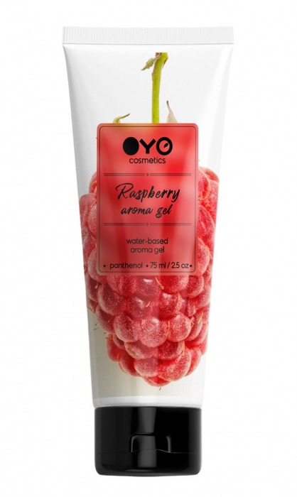 Лубрикант на водной основе OYO Aroma Gel Raspberry с ароматом малины - 75 мл. - OYO - купить с доставкой в Уссурийске