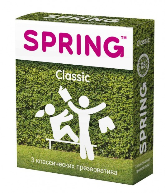 Классические презервативы SPRING CLASSIC - 3 шт. - SPRING - купить с доставкой в Уссурийске