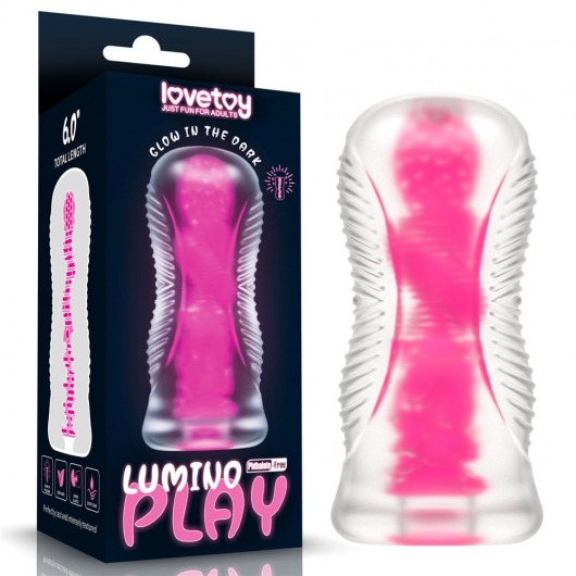 Светящийся в темноте мастурбатор 6.0 Lumino Play Masturbator - Lovetoy - в Уссурийске купить с доставкой