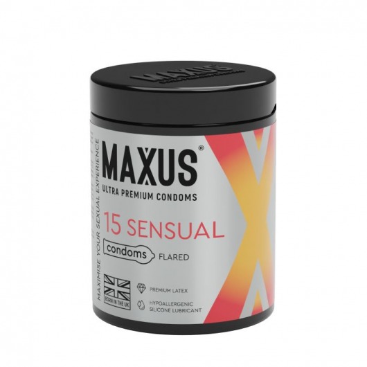 Анатомические презервативы MAXUS Sensual - 15 шт. - Maxus - купить с доставкой в Уссурийске