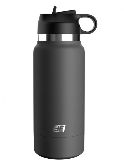 Серый мастурбатор в виде бутылки F*ck Flask - Pipedream - в Уссурийске купить с доставкой