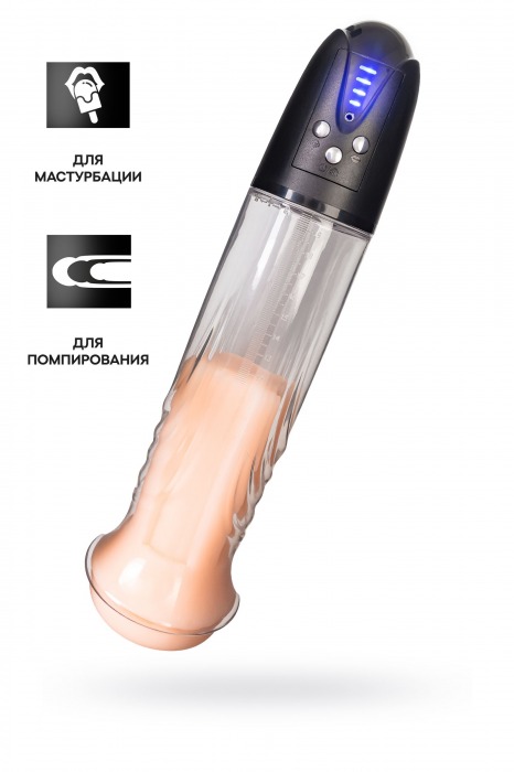 Автоматическая помпа для пениса Thorin - Sexus - в Уссурийске купить с доставкой