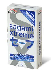 Презервативы Sagami Xtreme Ultrasafe с двойным количеством смазки - 10 шт. - Sagami - купить с доставкой в Уссурийске