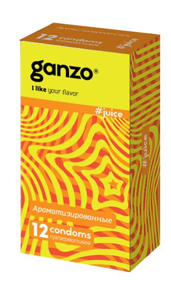 Ароматизированные презервативы Ganzo Juice - 12 шт. - Ganzo - купить с доставкой в Уссурийске