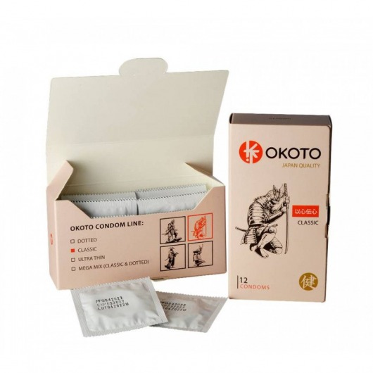 Презервативы OKOTO Classic - 12 шт. - Sitabella - купить с доставкой в Уссурийске