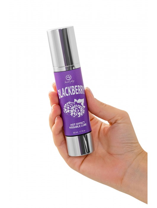 Массажное масло 2-в-1 Blackberry Hot Effect с разогревающим эффектом и вкусом ежевики - 50 мл. - Secret Play - купить с доставкой в Уссурийске