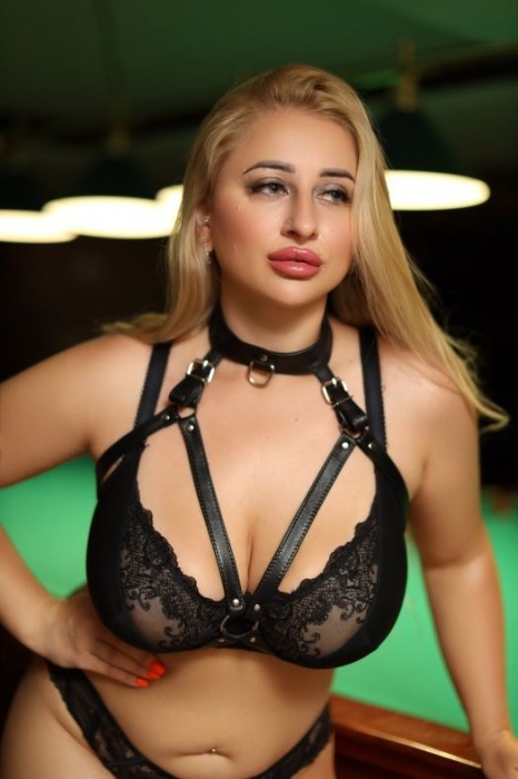 Черная кожаная сбруя с ошейником plus size из нежной кожи - БДСМ Арсенал - купить с доставкой в Уссурийске