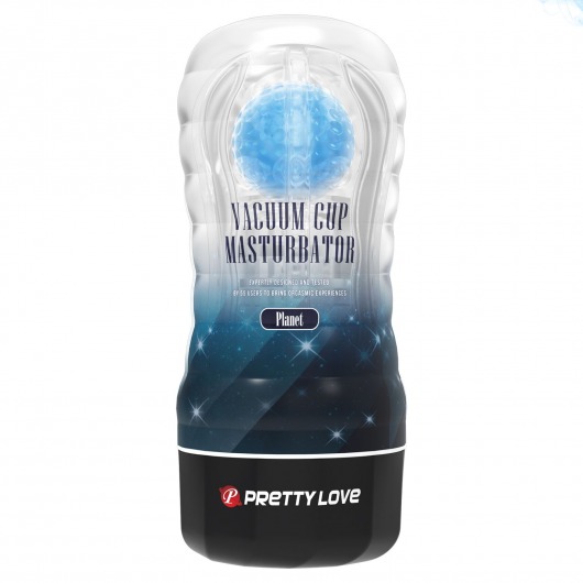 Прозрачный текстурированный мастурбатор Vacuum Cup Masturbator Planet - Baile - в Уссурийске купить с доставкой