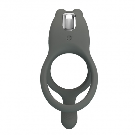 Серое эрекционное виброкольцо Dwayne - Baile - в Уссурийске купить с доставкой
