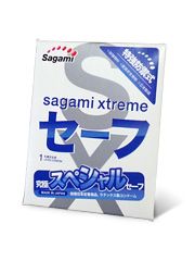 Презерватив Sagami Xtreme Ultrasafe с двойным количеством смазки - 1 шт. - Sagami - купить с доставкой в Уссурийске