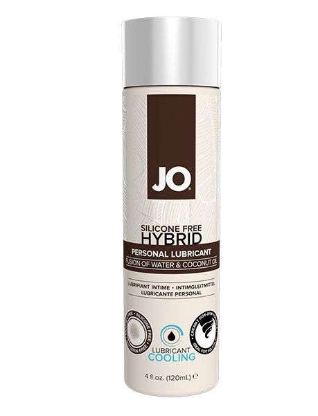 Водно-масляный лубрикант с охлаждающим эффектом JO Silicon free Hybrid Lubricant COOLING - 120 мл. - System JO - купить с доставкой в Уссурийске