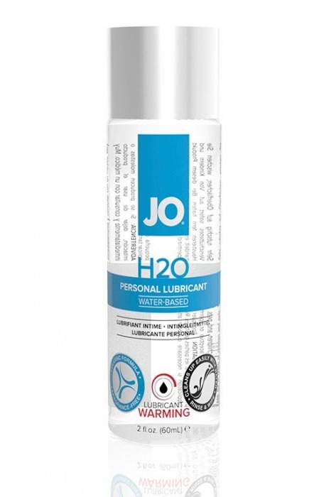 Возбуждающий лубрикант на водной основе JO Personal Lubricant H2O Warming - 60 мл. - System JO - купить с доставкой в Уссурийске