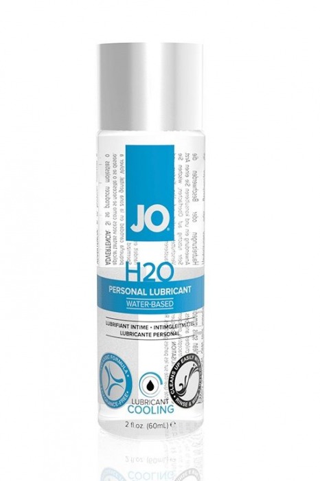 Охлаждающий лубрикант на водной основе JO Personal Lubricant H2O COOLING - 60 мл. - System JO - купить с доставкой в Уссурийске