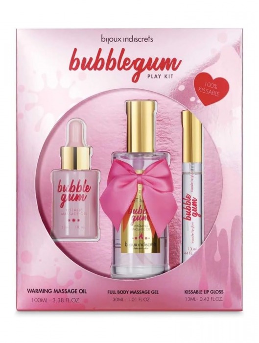 Набор средств для массажа и ласк Bubblegum Play Kit - Bijoux Indiscrets - купить с доставкой в Уссурийске