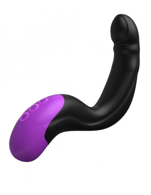 Черно-фиолетовый вибромассажёр простаты Hyper-Pulse P-Spot Massager - Pipedream - в Уссурийске купить с доставкой
