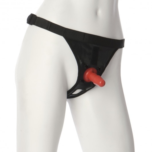 Трусики со штырьком для фиксации насадок Ultra Harness with Plug - Doc Johnson - купить с доставкой в Уссурийске