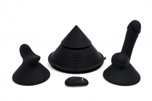 Конусный вибромассажер Cowgirl Cone с 2 насадками - CowGirl - купить с доставкой в Уссурийске