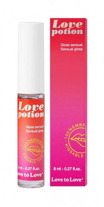 Возбуждающий блеск для губ Love Potion - 8 мл. - Love to Love - купить с доставкой в Уссурийске
