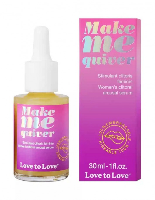 Возбуждающие капли для клитора Make Me Quiver - 30 мл. - Love to Love - купить с доставкой в Уссурийске