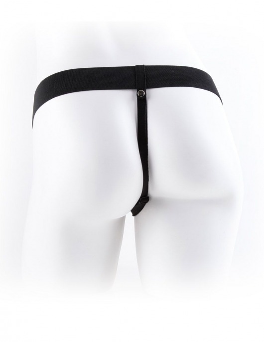 Фаллопротез телесного цвета Hollow Strap-On - 29 см. - Pipedream - купить с доставкой в Уссурийске