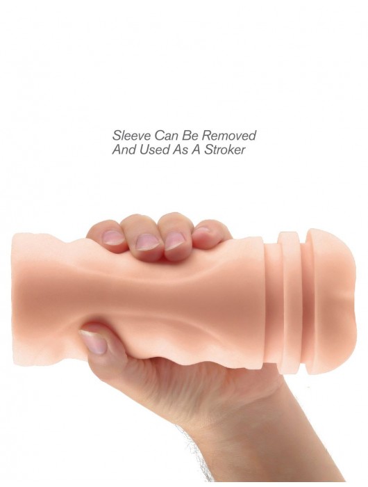 Мастурбатор-вагина Extreme Toyz Mega Grip Vibrating Stroker Mouth - Pipedream - в Уссурийске купить с доставкой