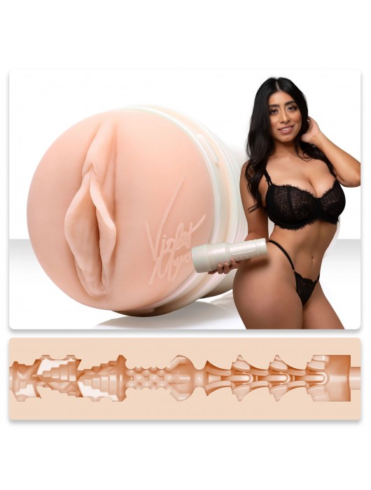 Мастурбатор-вагина Fleshlight Girls - Violet Myers Waifu - Fleshlight - в Уссурийске купить с доставкой